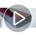 Grey Under Bed Storage Containers 4 Pack - Large Closet Organizer Bins