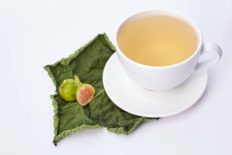 Fig Leaves Herbal Tea 2 oz (56 g) Hoja De Higo Te, Stand Up Resealable Bag, Fig Leaf Tea, Fig Dried Whole Leaves