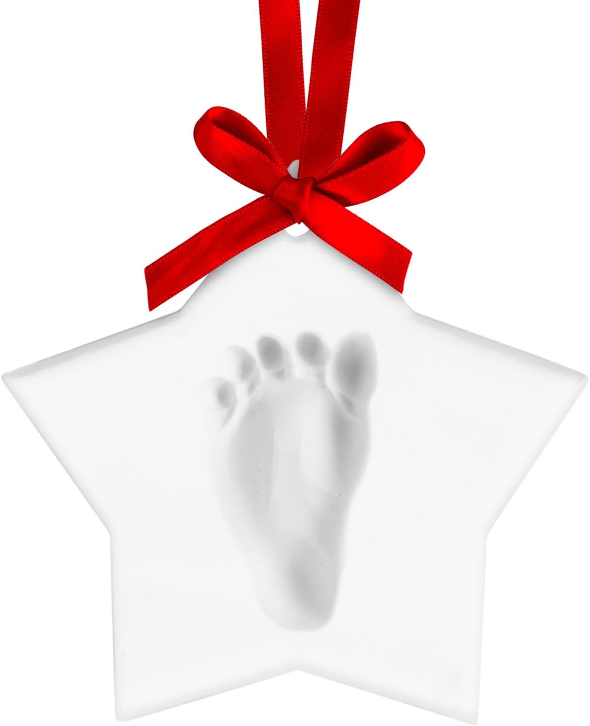 Christmas Baby Handprint Ornament Kit - DIY Keepsake Bauble with Paint for Newborns