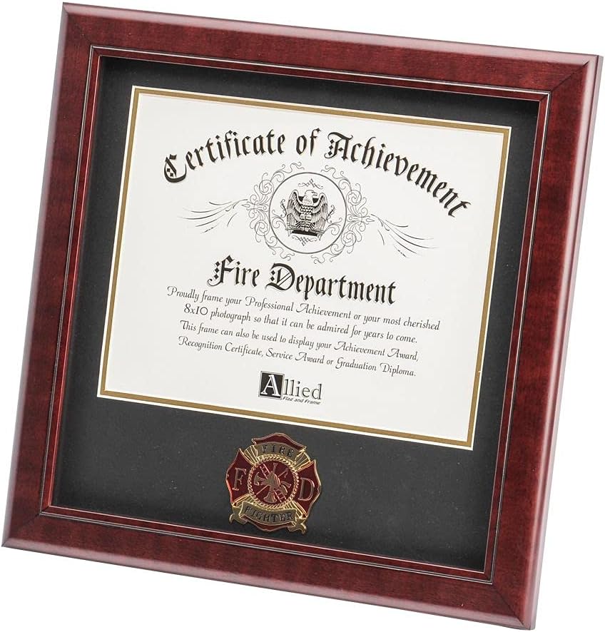 Allied Frame United States Army Certificate of Achievement Frame with Medallion - 8 x 10 inch