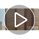 Brown 4-Panel Short Room Divider Screen - Freestanding Bamboo Partition for Small Spaces