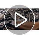 8x10 Black Gold Washable Area Rug - Ultra Soft Non-Slip Living Room Carpet