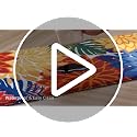 Arenarug Colorful Cushioned Anti-Fatigue Kitchen Mats 2-Piece Set, Waterproof & Non-Slip, 17.3x28 & 17.3x47 Inches