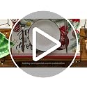 Artoid Mode Christmas Red Placemats Set of 6, 12x18 Inch Holiday Table Decor