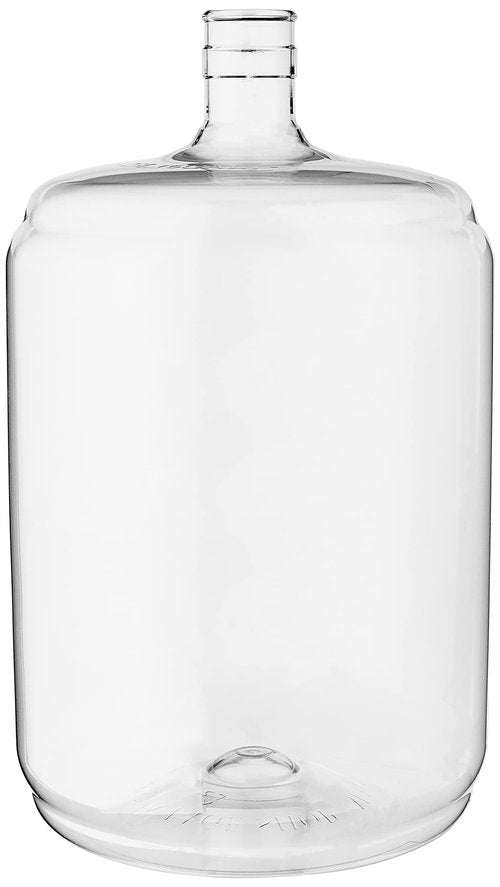 FastRack 6 Gallon Carboy (PET) | Clear Plastic Fermenter & Fermentation Jar | Food Grade BPA-Free Wine Carboy 6 Gallon for Beer Brewing, Wine Making Supplies, Storage & Home Brewing Kit - 1 Pack