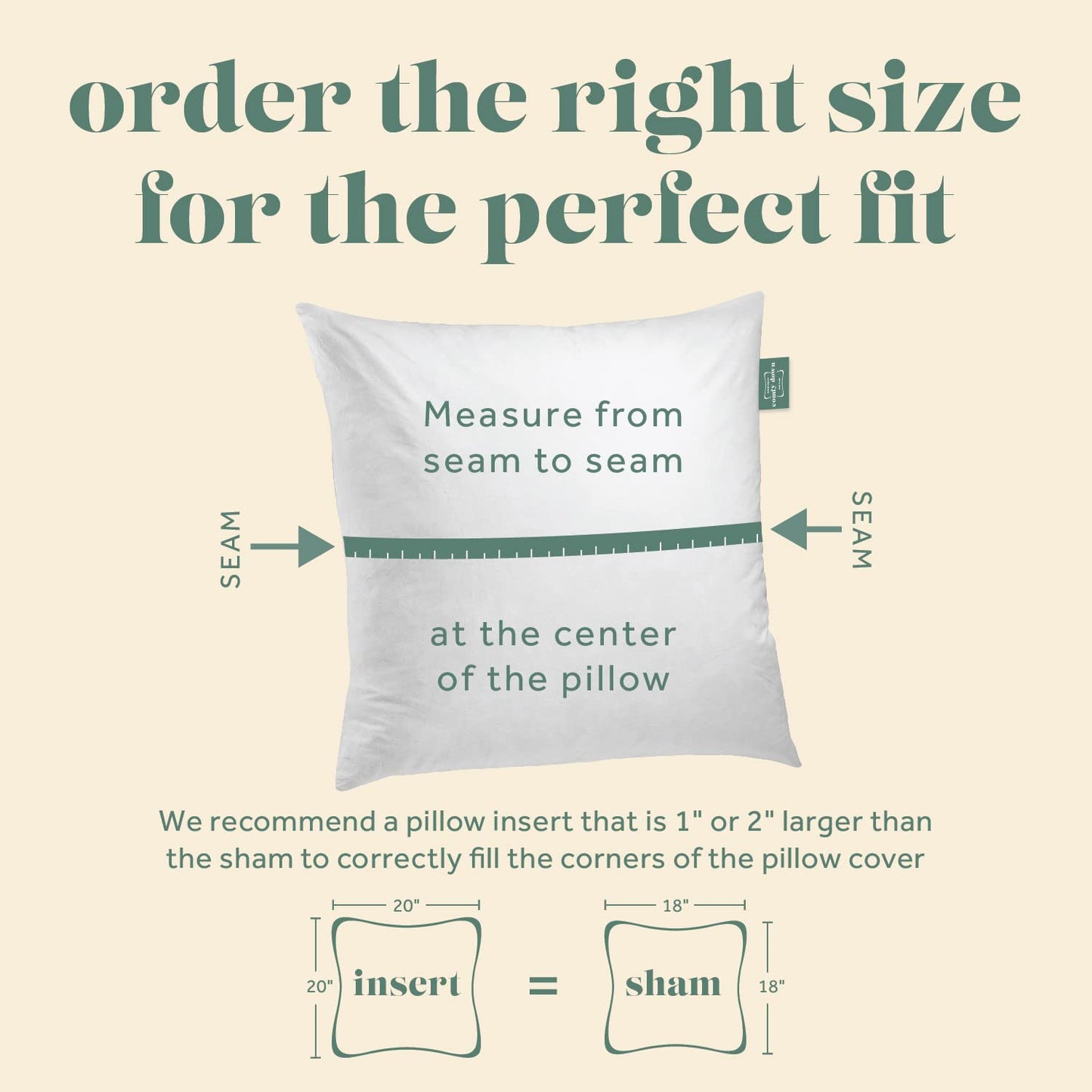 ComfyDown Decorative Throw Pillow Insert, Down and Feather Fill, 100% Cotton Cover, 233 Thread Count - Made in USA (12 X 16)