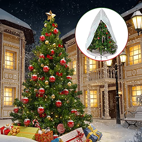 Shappy White Xmas Tree Storage Bag - Upright Cover 9x6 Feet