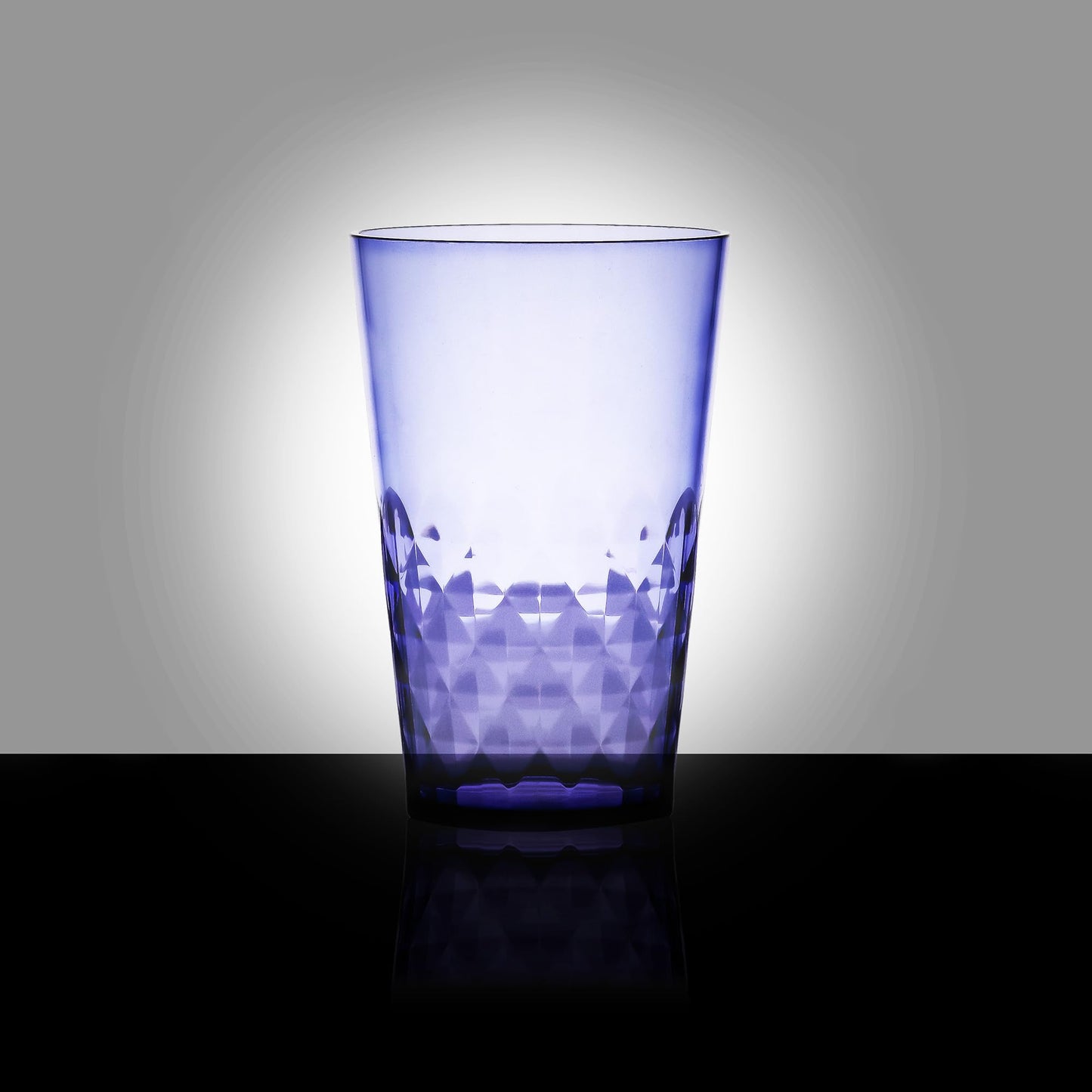 SCANDINOVIA - 19 Oz Unbreakable Cups - Vibrant Acrylic Tumblers, Shatterproof, Reusable & Dishwasher Safe, Smooth Rims, BPA-Free, Indoor & Outdoor Use, Plastic Cocktail Glasses - Set of 6-19 Oz
