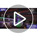 12FT Giant Halloween Inflatable Witch with LED Lights and Banner for Outdoor Decor