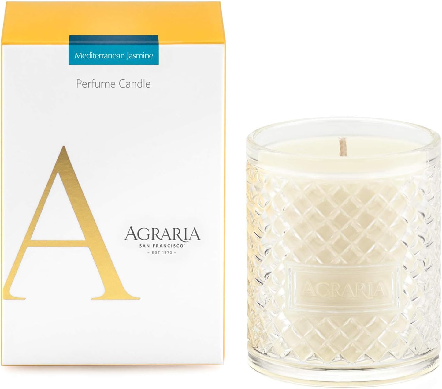 AGRARIA Scented Candles, 7 Oz, Long-Lasting Scented Candles for Home, Elegant Home Fragrance Gifts for Men and Women