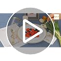 Disposable Plastic Dinner Plates - White & Gold, 10-Inch, Heavy Duty, 600PCS - Gold Variation