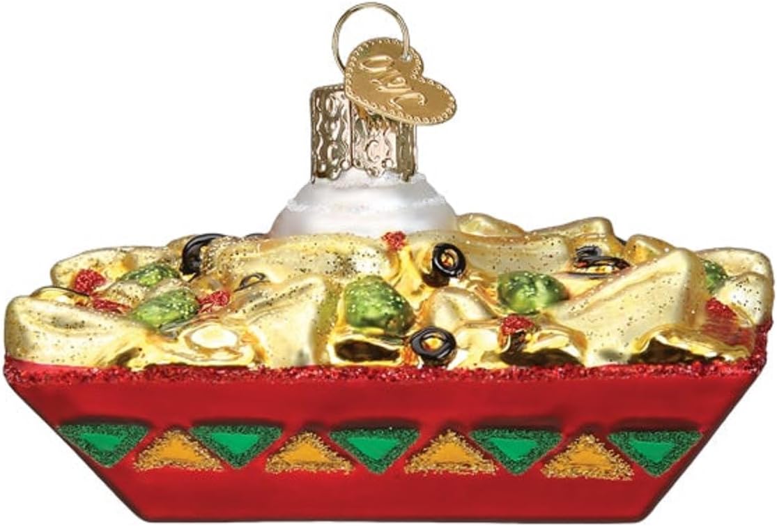 Handcrafted Glass Cheese Wedge Ornament - Unique Christmas Tree Decoration
