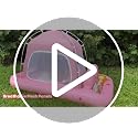 Red Race Car Inflatable Toddler Travel Bed with Tent & Fast Pump