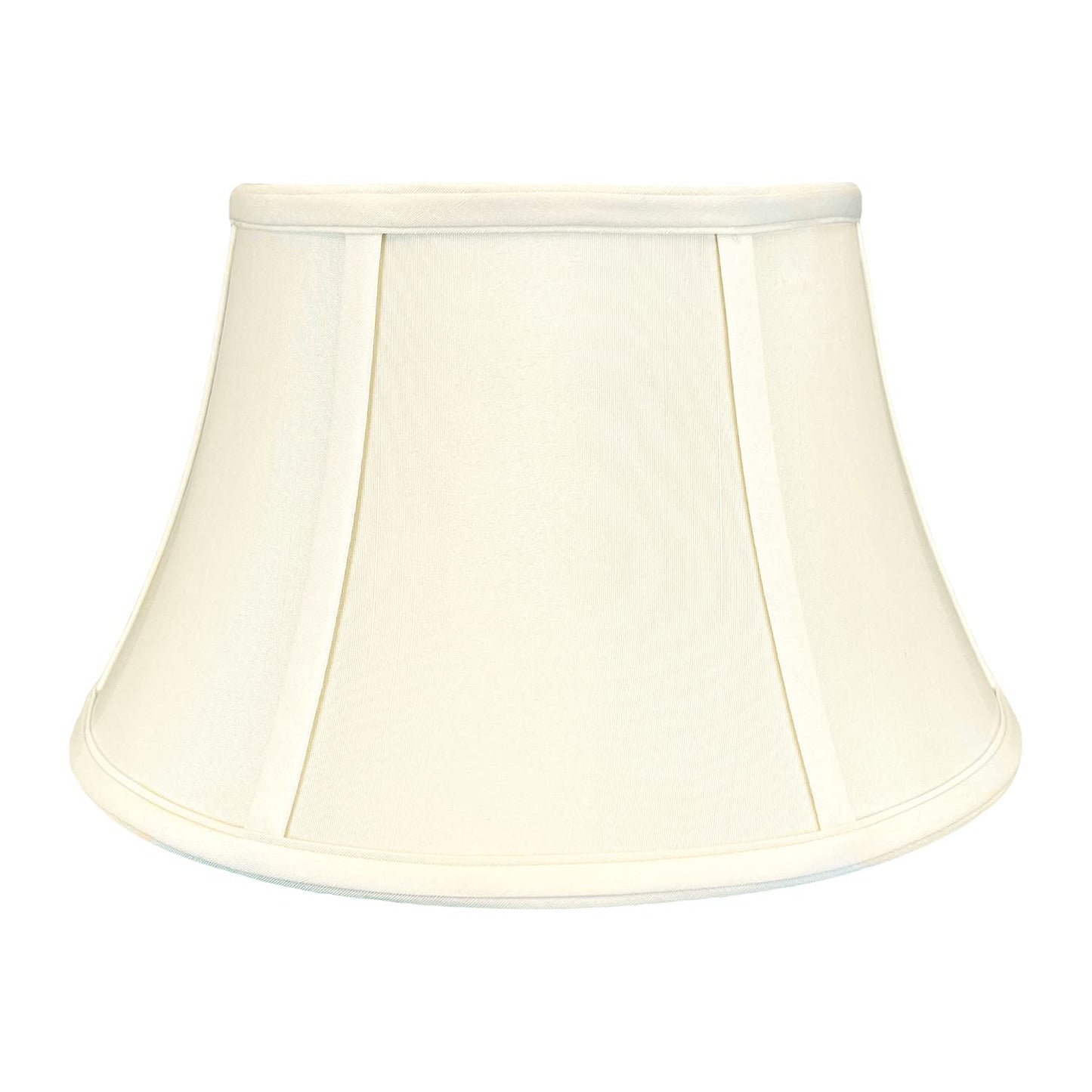 Royal Designs Shallow Drum Bell Billiotte Wall Lamp Shade - Eggshell - 8 x 12.5 x 7.6