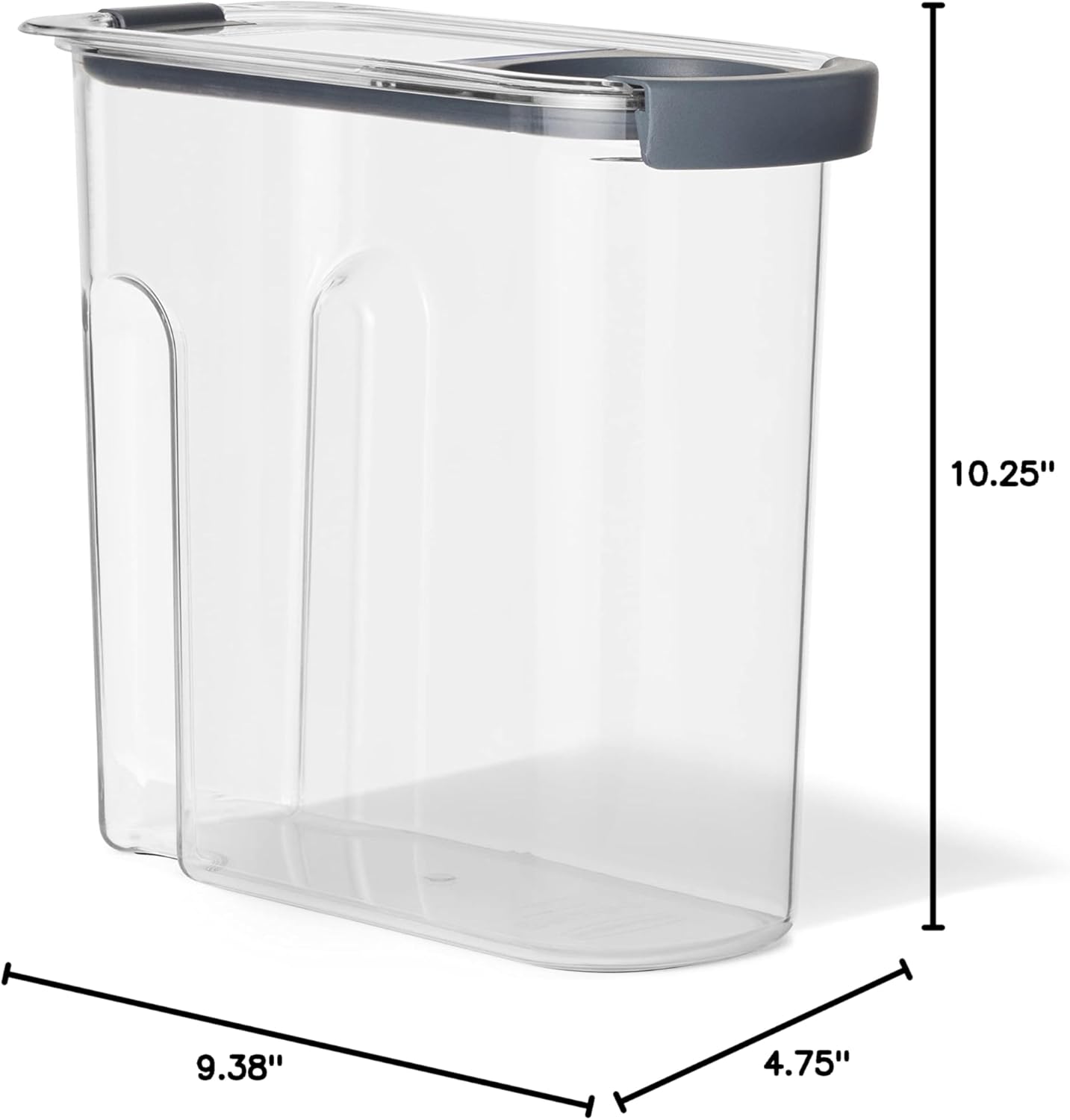 Rubbermaid Brilliance Airtight Cereal Storage Container - Shatterproof, BPA-Free, 32oz Capacity
