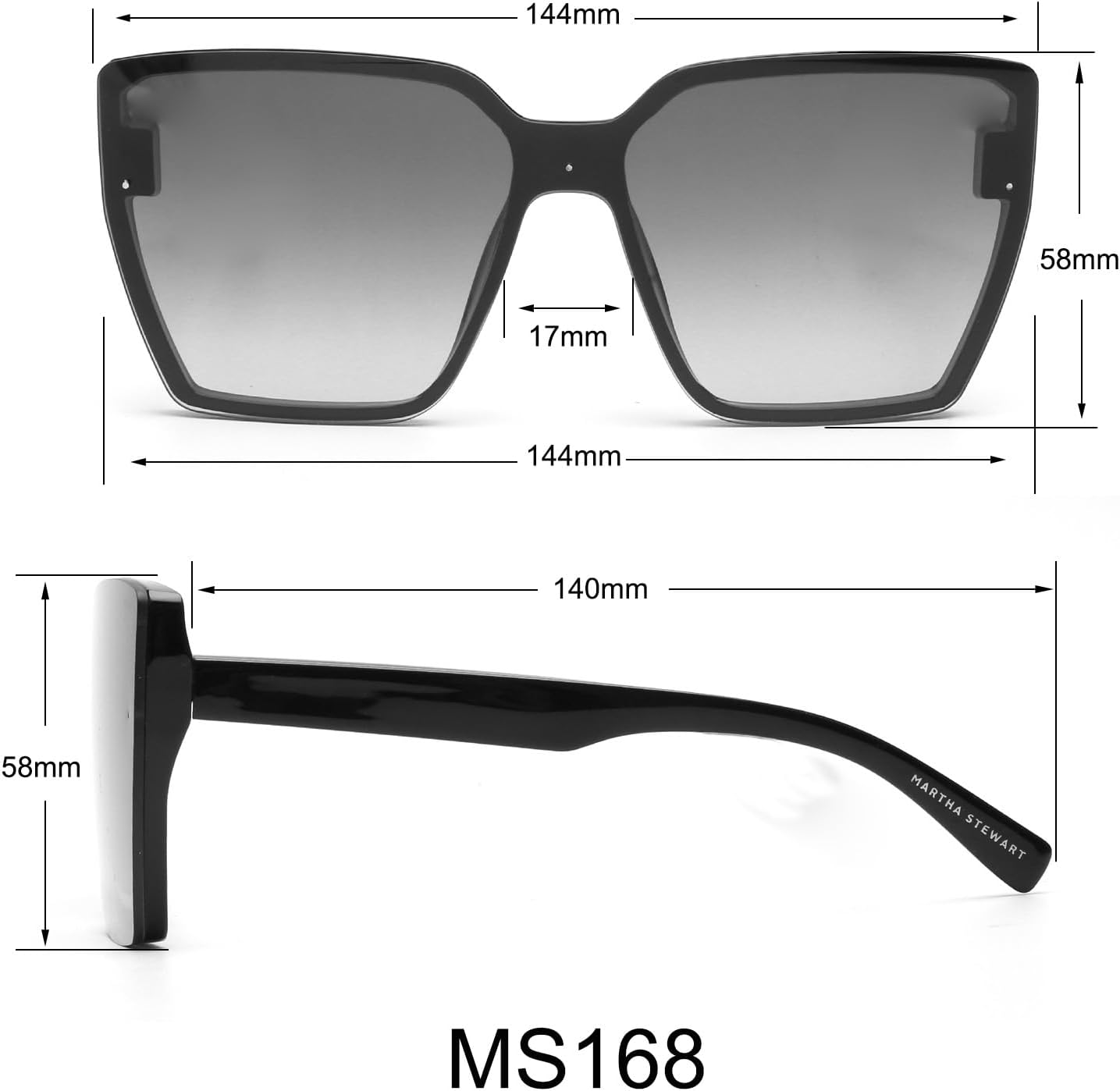 Martha Stewart Cat Eye Sunglasses - Stylish Women's Eyewear for a Chic Look