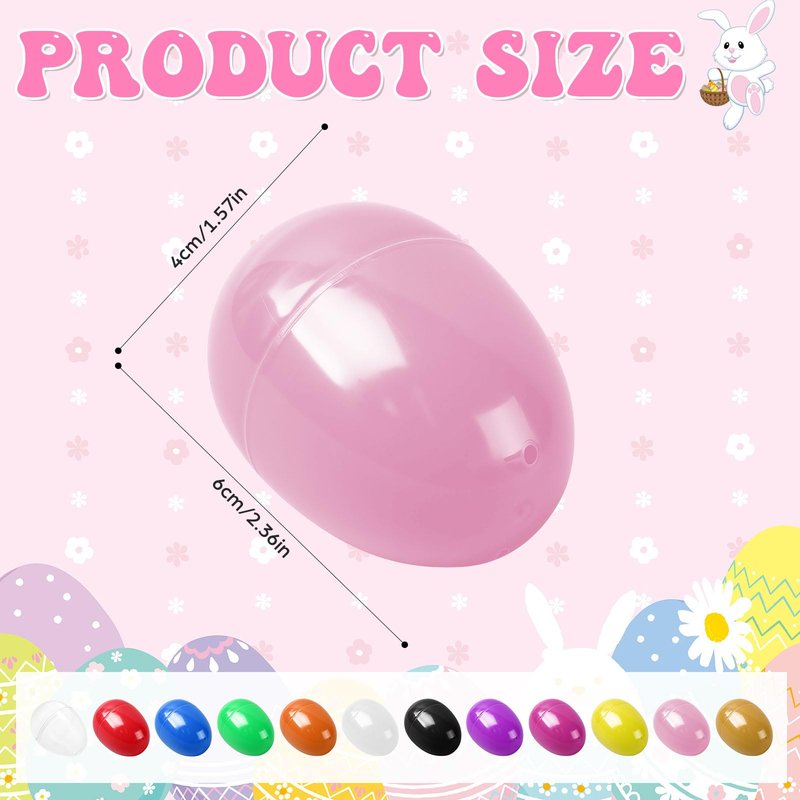 yptniginu Easter Eggs 2.4” - Blue Fillable Easter Eggs - 12 Pcs Easter Basket Stuffers - Blue Eggs Bowl and Vase Filler Faux for DIY Spring and Easter Decorations (Blue)