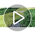 35x60 Inch 3D Moss Rug Shag Carpet Tropical Indoor Non Slip Floor Mat for Bedroom & Living Room - Green