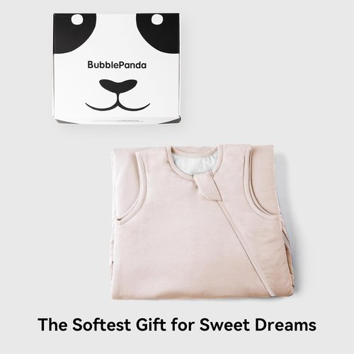 BubblePanda Bamboo Sleep Sack - Soft 2-Way Zipper Toddler Blanket for Ages 24-36 Months (2T-3T)