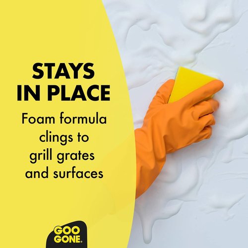 Goo Gone Grill Cleaner Spray - Powerful Degreaser for BBQ Grates & Racks | 24 Ounce (2 Pack)