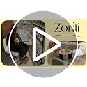 ZonLi Adjustable Floor Chair with Back Support - Brown, Cozy Lounge Seat