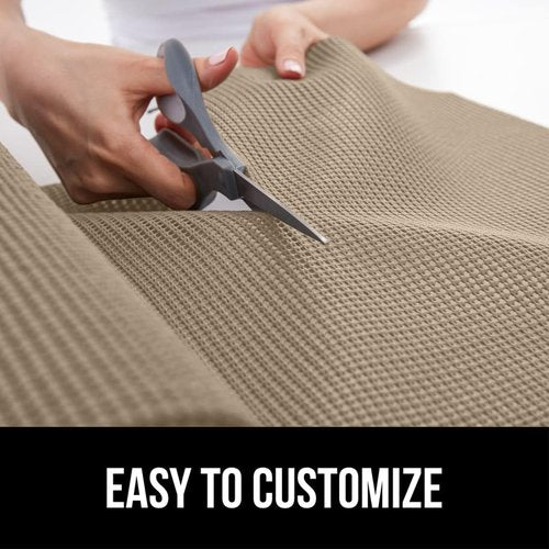 GORILLA GRIP Drawer Shelf Liner - Thick Non-Adhesive Protection for Cabinets & Drawers | 17.5" x 20', Beige
