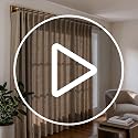 Brushed Gold Curtain Rods for Windows 66-120 Inch Heavy Duty Wrap Around Room Darkening Drapery Rod - Variation: 66-Inch to 120-Inch