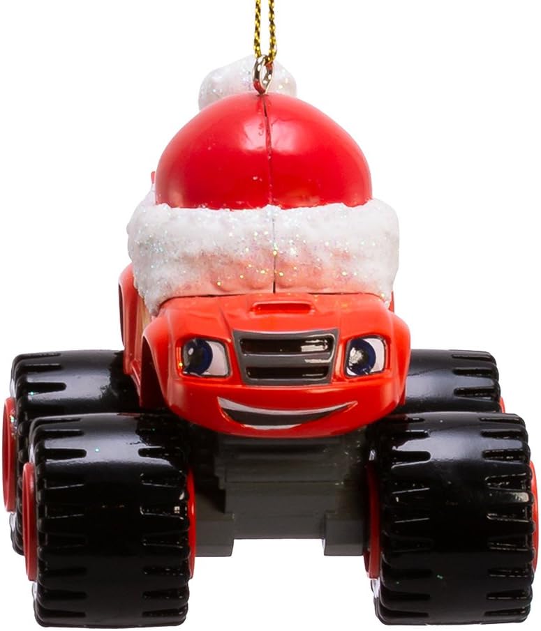 Blaze Truck Ornament - Nickelodeon Kurt Adler 3.5” Holiday Decoration