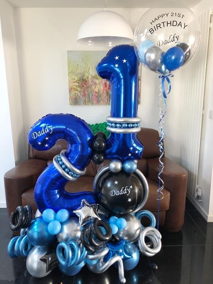 Number 9 Balloon by Night Blue - 40 Inch Giant Birthday Decoration for Girls | Perfect for 9th, 19th, and 29th Parties