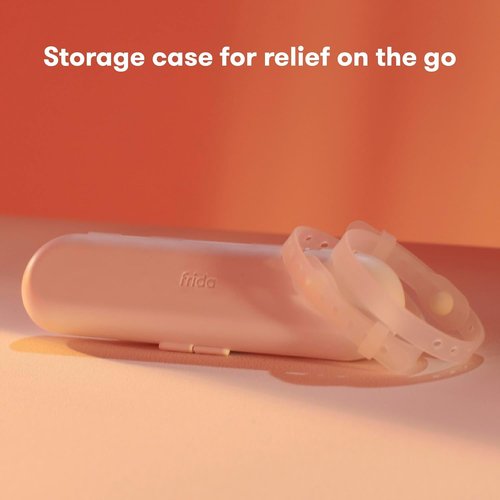 Frida Mom Nausea Bands - Morning Sickness Relief with Pressure Point Therapy | Includes 2 Bands & Case