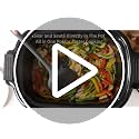 Sunvivi 12-in-1 Programmable Slow Cooker 6.5QT Stainless Steel with Timer & Keep Warm