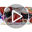 Peclek Green 17.6 oz Christmas Mug with Snow Globe Lid - Festive Ceramic Coffee Cup