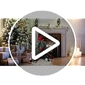 Dream Loom 15-Inch Green Mini Artificial Christmas Tree with Ornaments - Tabletop Holiday Decor