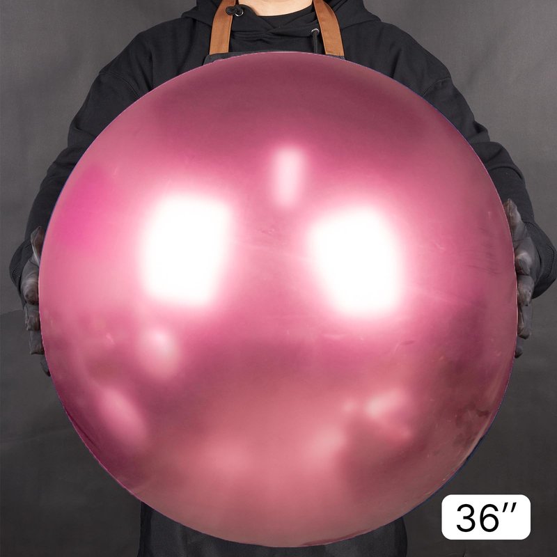 PartyWoo Metallic Pink Large Balloons 4 pcs 36 Inch Giant Big Jumbo Pink Latex Balloons for Birthday Valentine's Day Wedding Baby Shower Anniversary Graduation Party Decorations Pink-G104