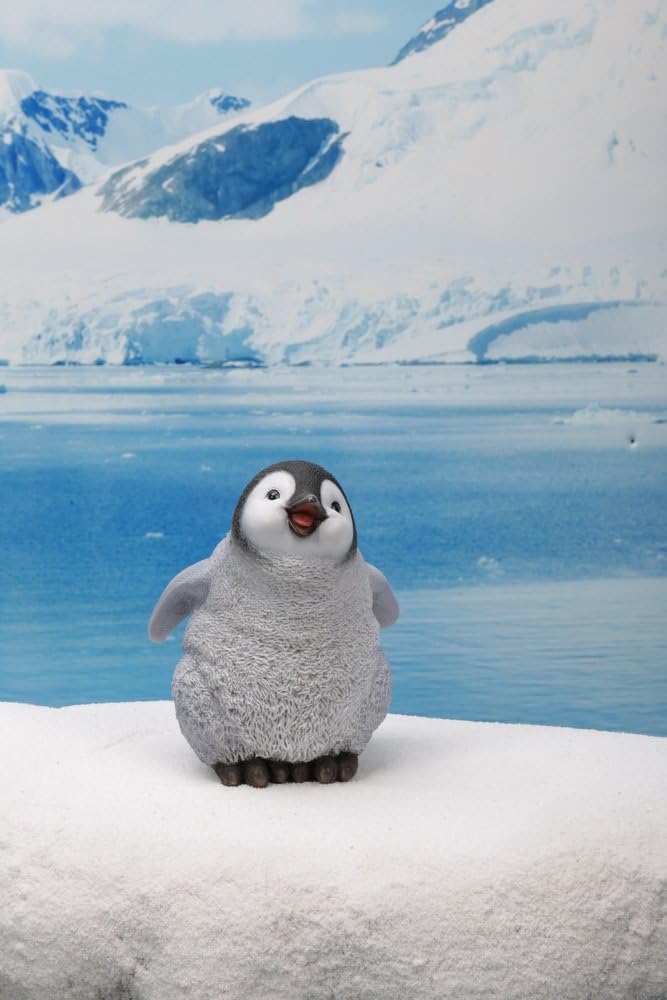 Adorable Laughing Baby Penguin Statue – Perfect Gift for Animal Lovers
