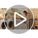 White Bamboo Tilt Out Laundry Hamper Cabinet with 15.5_Gal Removable Bag