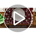 Artoid Mode Red and Black Buffalo Plaid Snowflake Christmas Placemats Set of 12, 12x18 Inch Winter Table Mats for Holiday Dining