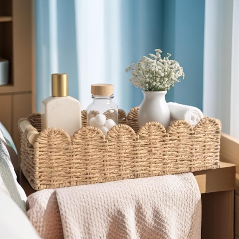 Regine Switzerland Toilet Paper Storage Basket - Decorative Organizer for Bathroom & Living Room