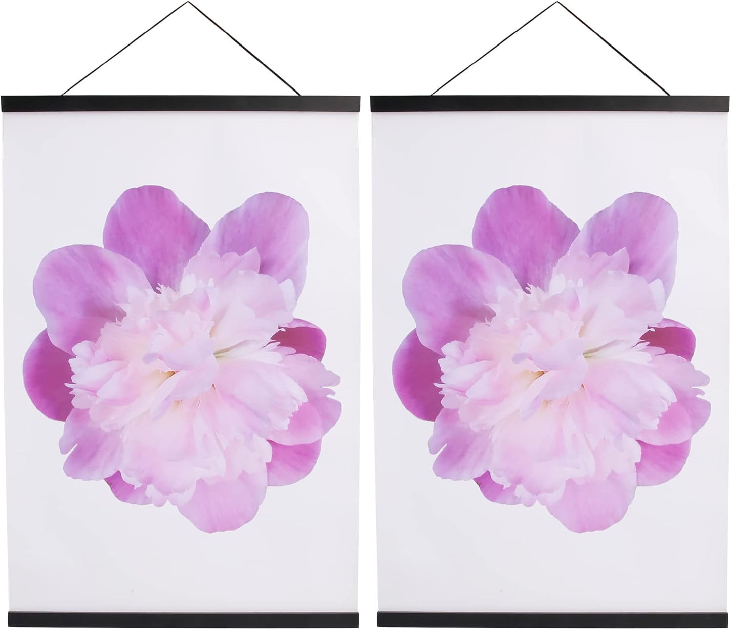 Aynoo Magnetic Poster Hanger Frame - 20 Inch Black Picture Frame for Easy Display | Multiple Sizes Available