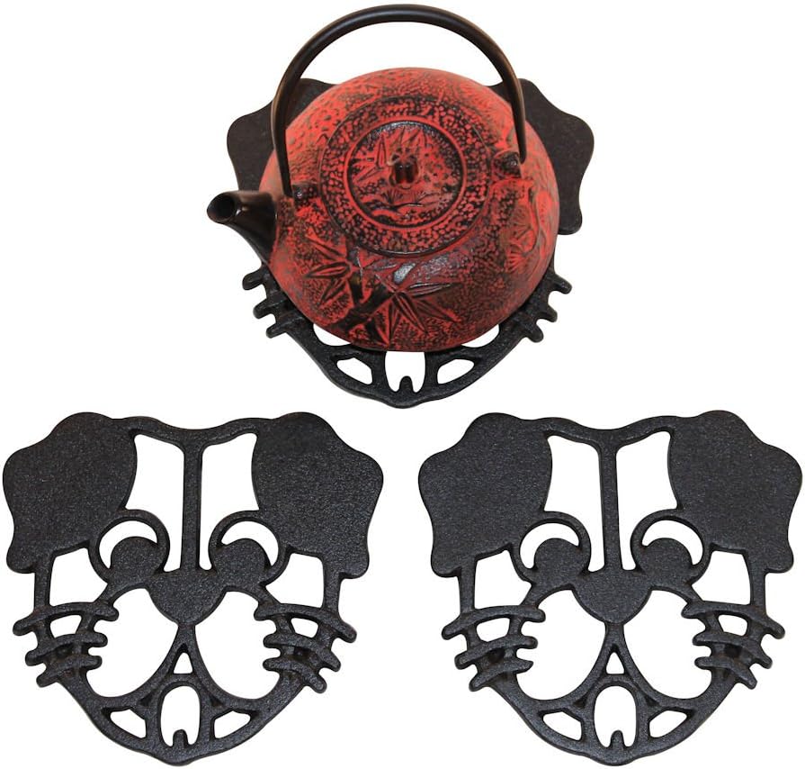 Dog Cast Iron Trivet for Hot Pots - Perfect Dog Lover Gift & Kitchen Decor, 7x6.5 Inches