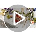 Clear Gold Plastic Dessert Plates 7" with Forks - Hammered Party Set 200 pcs