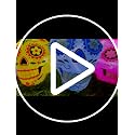 7FT Halloween Inflatable Skull Decoration with LEDs - Dia de Los Muertos Yard Decor