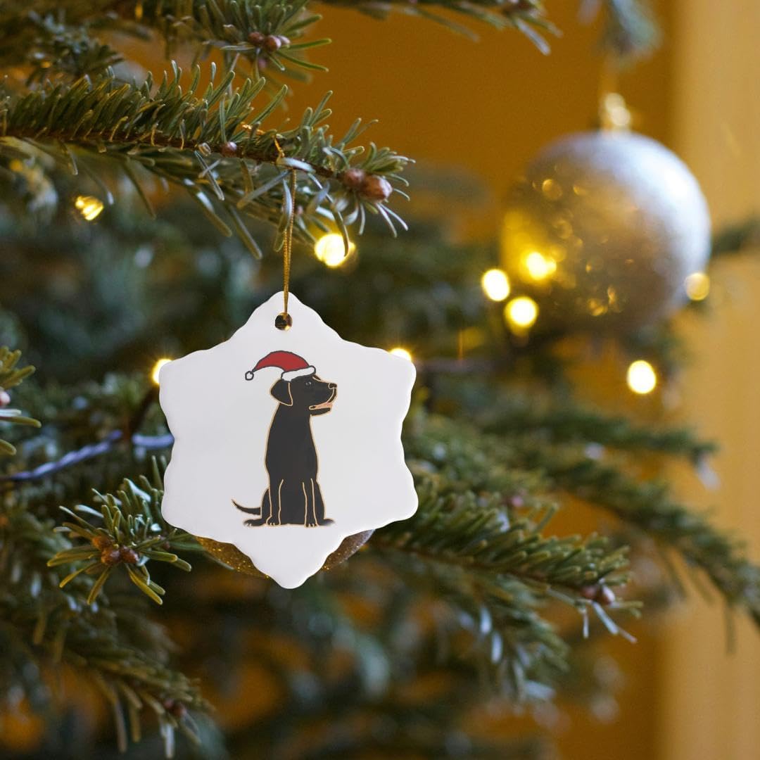 Snowflake Ornament - 3DRose Unique Holiday Decoration, Perfect Gift