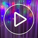 Decorman Butterfly Curtain Lights 13ft USB 96 LED with 16 Butterflies, 8 Modes, Remote Timer, Colorful