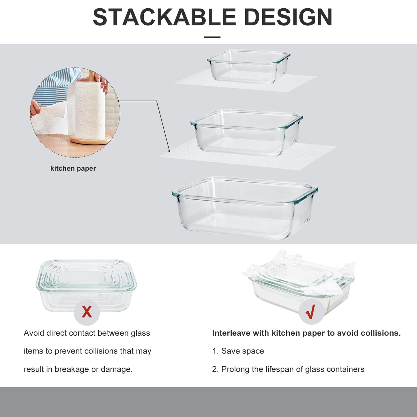 coccot Glass Food Storage Containers with Lids Airtight, Glass Meal Prep Containers for Lunch, Glass Container Set, BPA Free(20 Pieces)