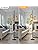 3 Lights Rattan Floor Lamps with ON/Off Foot Switch Tree Standing Lamp with Wood Rattan Lampshades Boho Floor Lamp Tall Pole Lamp for Living Room Bedroom Office, 3 PCS 6W Bulbs Included