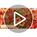Fall Artificial Mums Flowers Topiary Balls 23 Inch - Orange & Red, 2 Pack