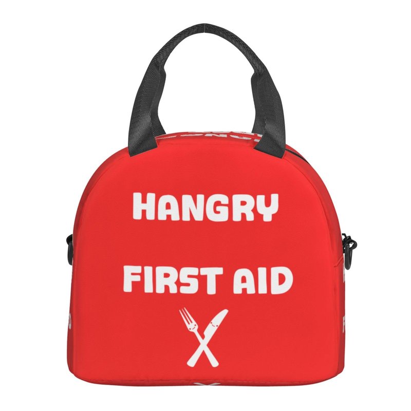 Hangry Insulated Lunch Bag Reusable Lunch Box With Adjustable Shoulder Strap Cooler Tote Bag For Men Women