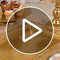 Gold Cake Stand Set - 12 Piece Dessert Display for Weddings & Parties