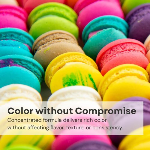 Chefmaster - Liqua-Gel Food Coloring - 12 Color Set B - Fade Resistant - 12 Pack - Vibrant, Eye-Catching Colors, Easy-To-Blend Formula, Fade-Resistant - Made in the USA